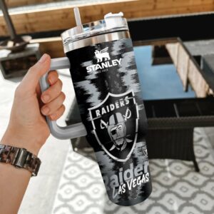 Stylish Stanley Raiders Tumbler with Handle - Perfect for On-the-Go Hydration