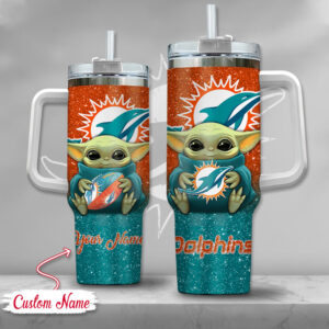 Custom Baby Alien Football Tumbler with Straw - Perfect Gift for Fans