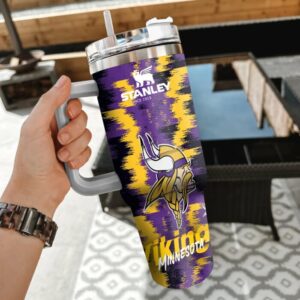 Stainless Steel Viking Tumbler - Minnesota Sports Fan Edition