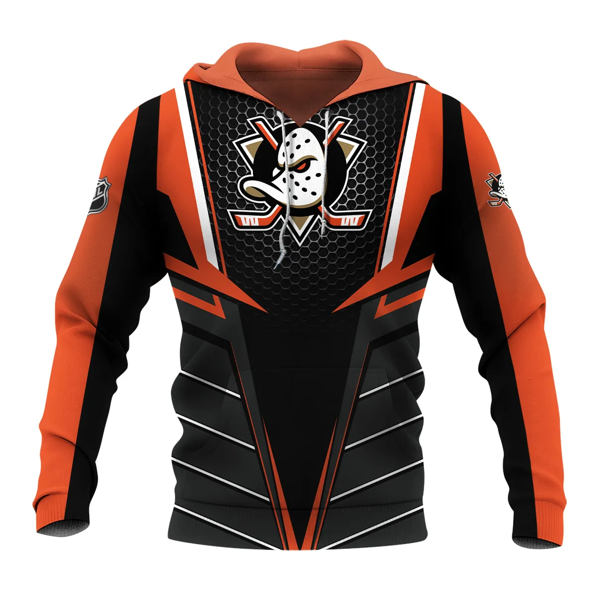 NHL Anaheim Ducks Exclusive All Over Prints HONHL041124A01ADHD - Hoodie - Image 2