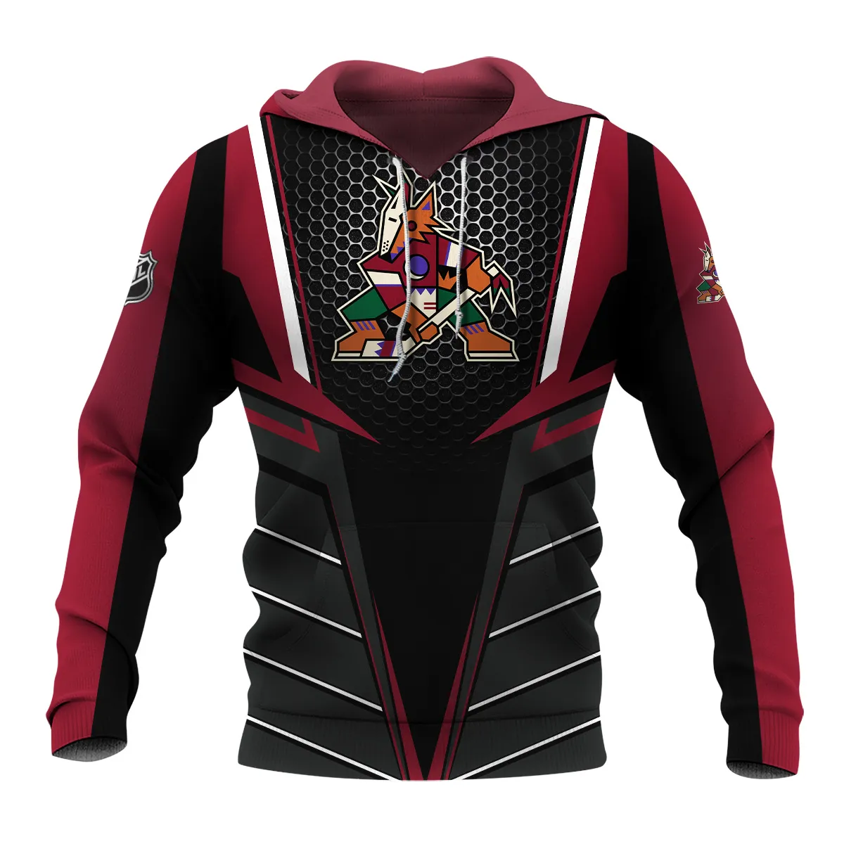 NHL Arizona Coyotes Exclusive All Over Prints HONHL041124A01ACHD - Hoodie - Image 2