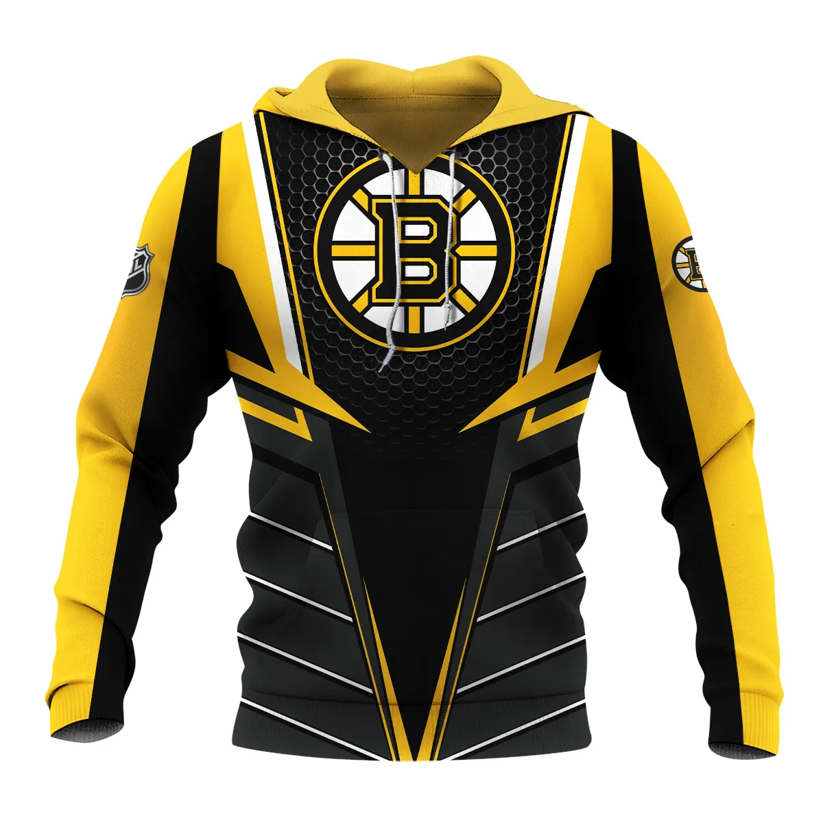 NHL Boston Bruins Exclusive All Over Prints HONHL041124A01BBHD - Hoodie - Image 2