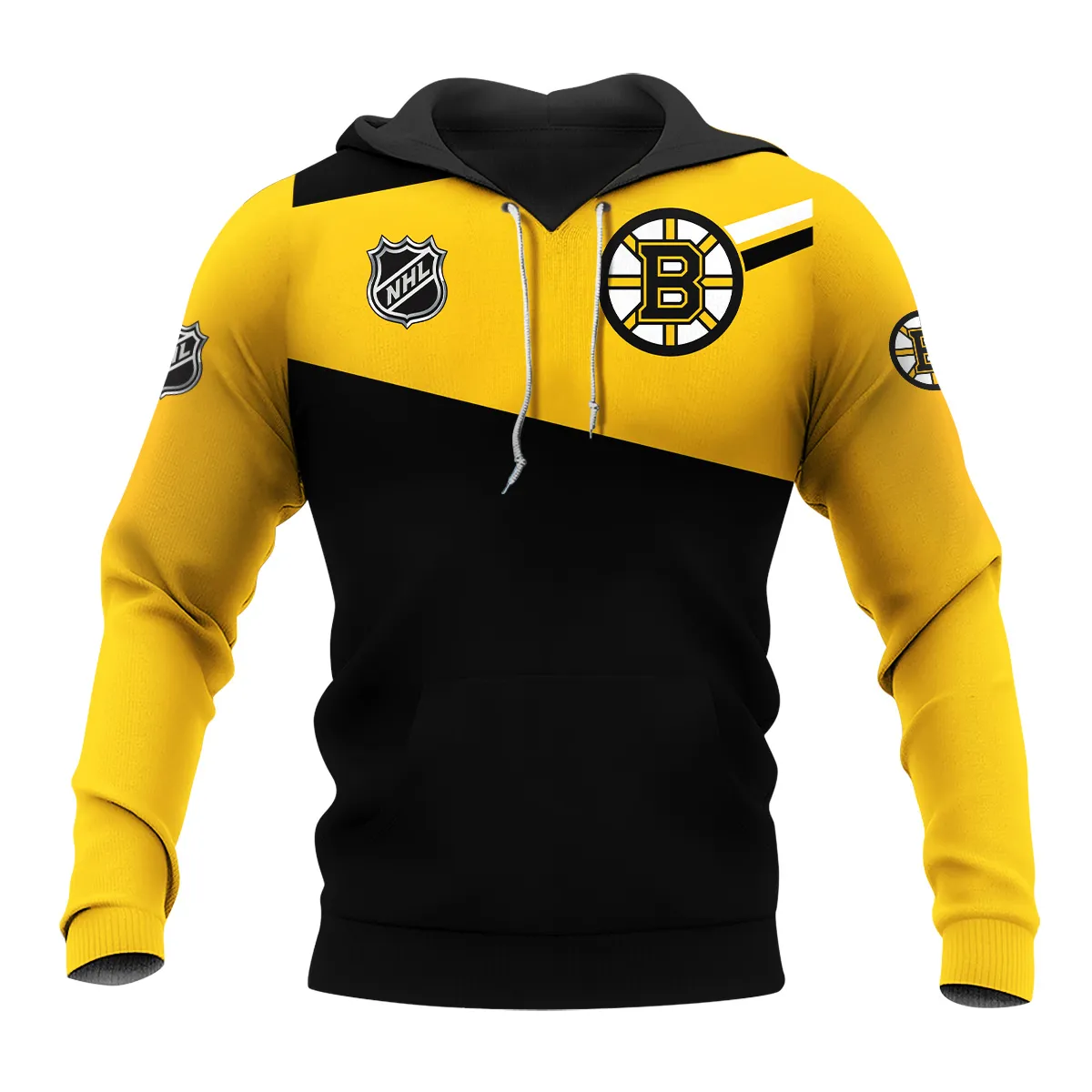 NHL Boston Bruins Exclusive All Over Prints HONHL041124WJ02BBHD - Hoodie - Image 2
