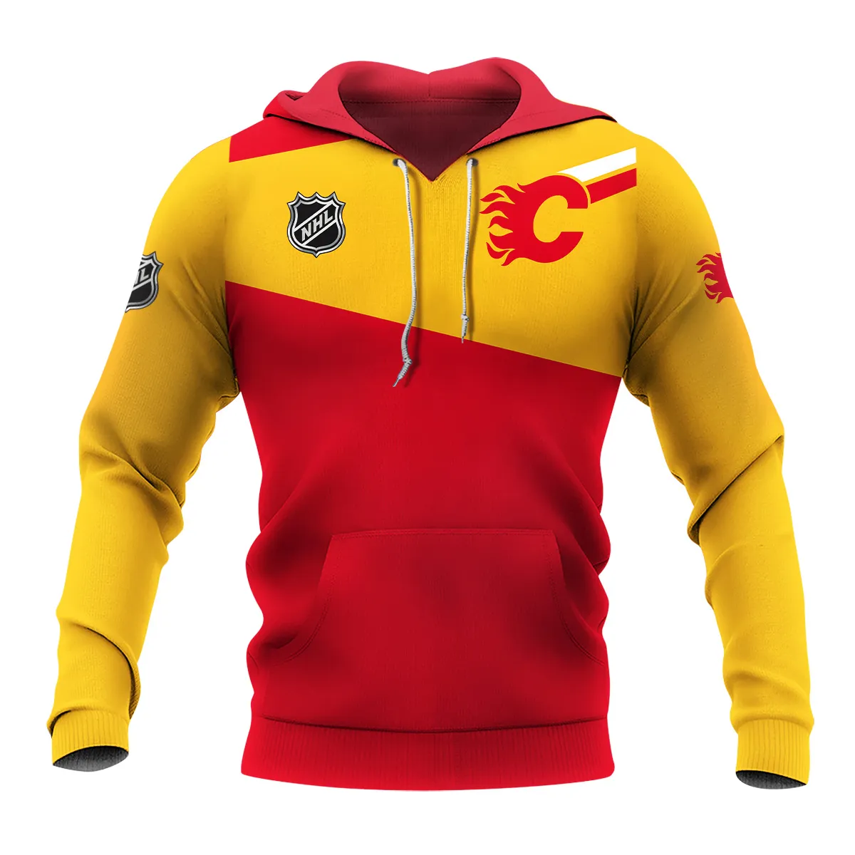 NHL Calgary Flames Exclusive All Over Prints HONHL041124WJ02CFHD - Hoodie - Image 2