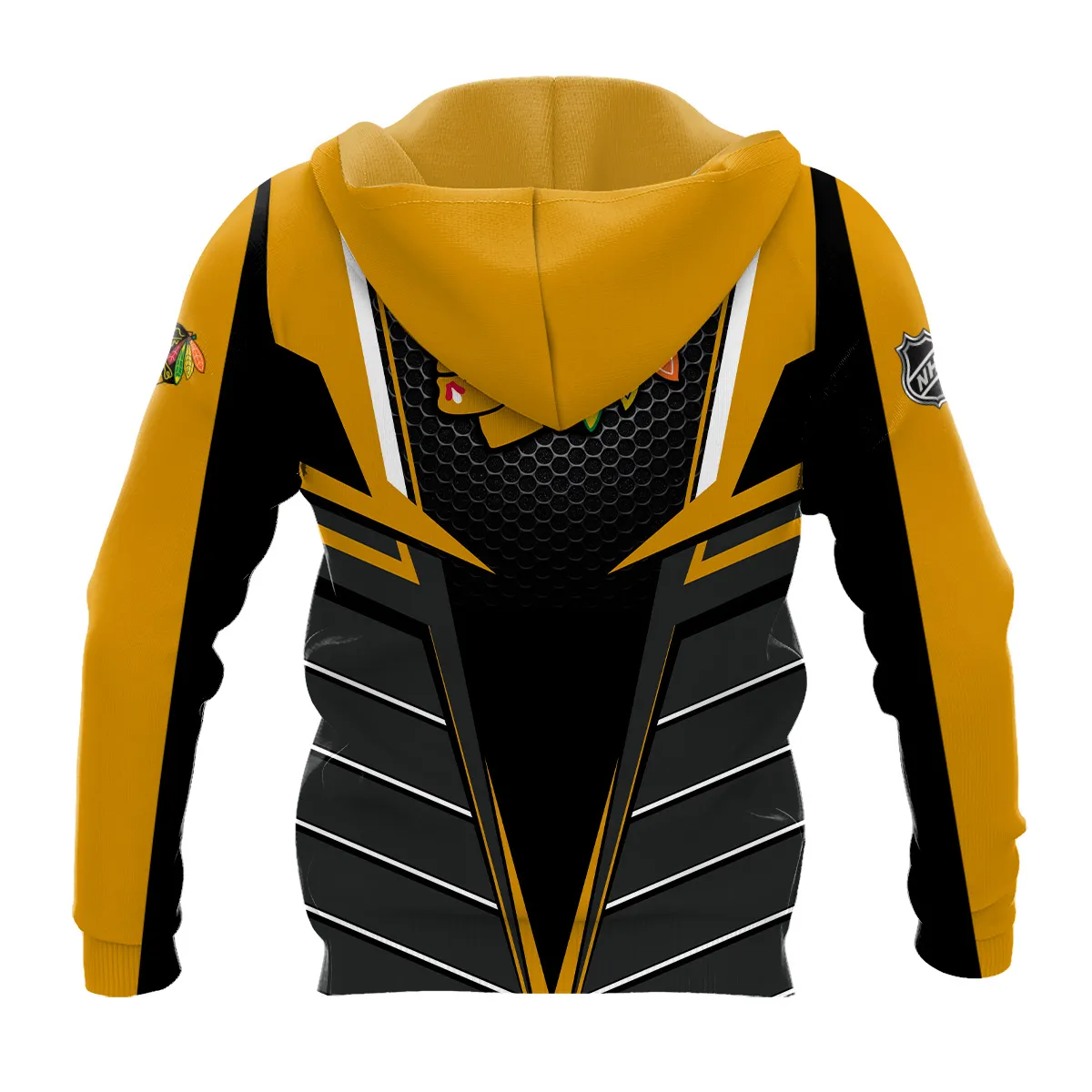 NHL Chicago Blackhawks Exclusive All Over Prints HONHL041124A01CBHD - Hoodie - Image 3