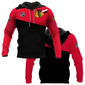 NHL Chicago Blackhawks Exclusive All Over Prints HONHL041124WJ02CBHD - Hoodie