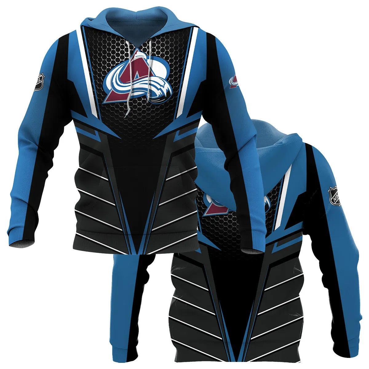 NHL Colorado Avalanche Exclusive All Over Prints HONHL041124A01CAHD - Hoodie