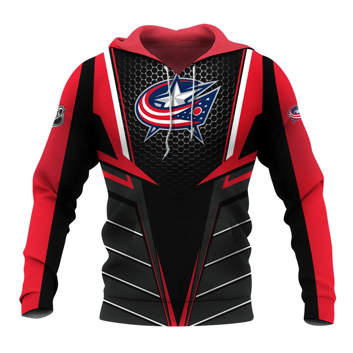 NHL Columbus Blue Jackets Exclusive All Over Prints HONHL041124A01CBJHD - Hoodie - Image 2