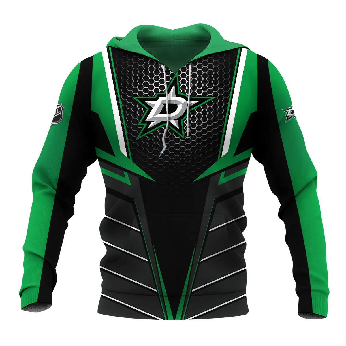 NHL Dallas Stars Exclusive All Over Prints HONHL041124A01DSHD - Hoodie - Image 2