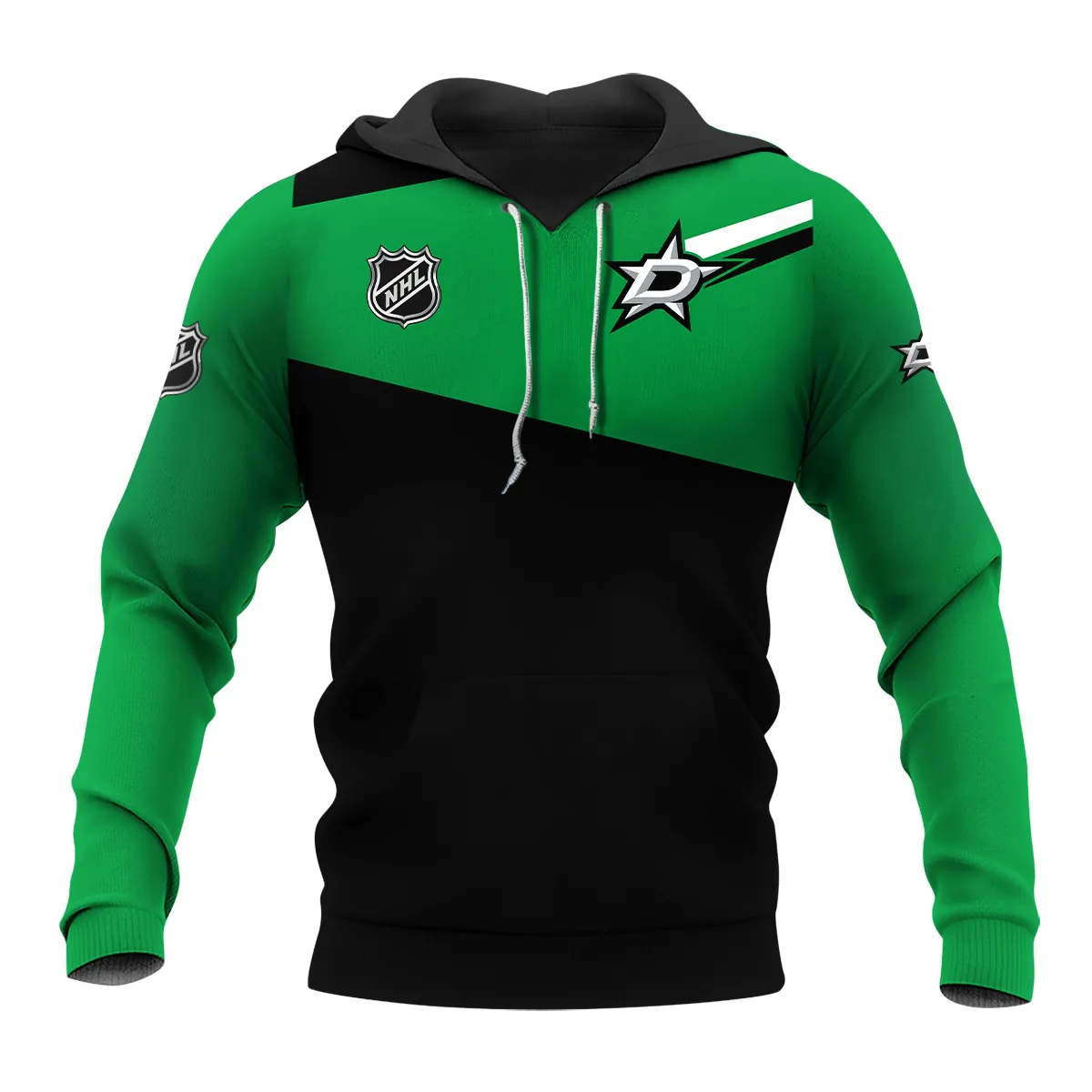 NHL Dallas Stars Exclusive All Over Prints HONHL041124WJ02DSHD - Hoodie - Image 2