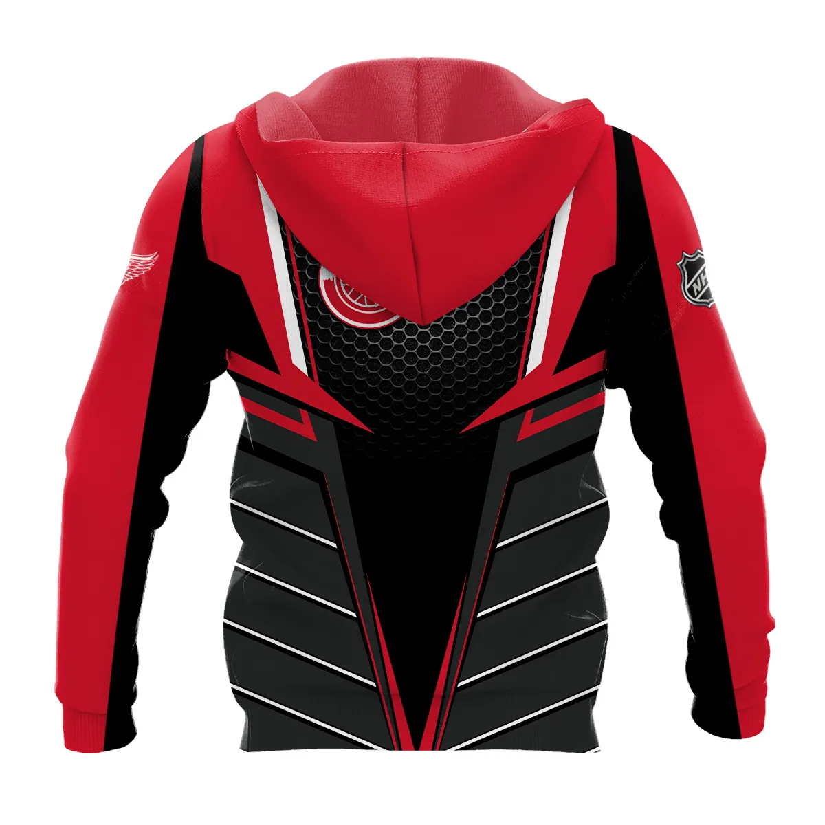 NHL Detroit Red Wings Exclusive All Over Prints HONHL041124A01DRWHD - Hoodie - Image 3