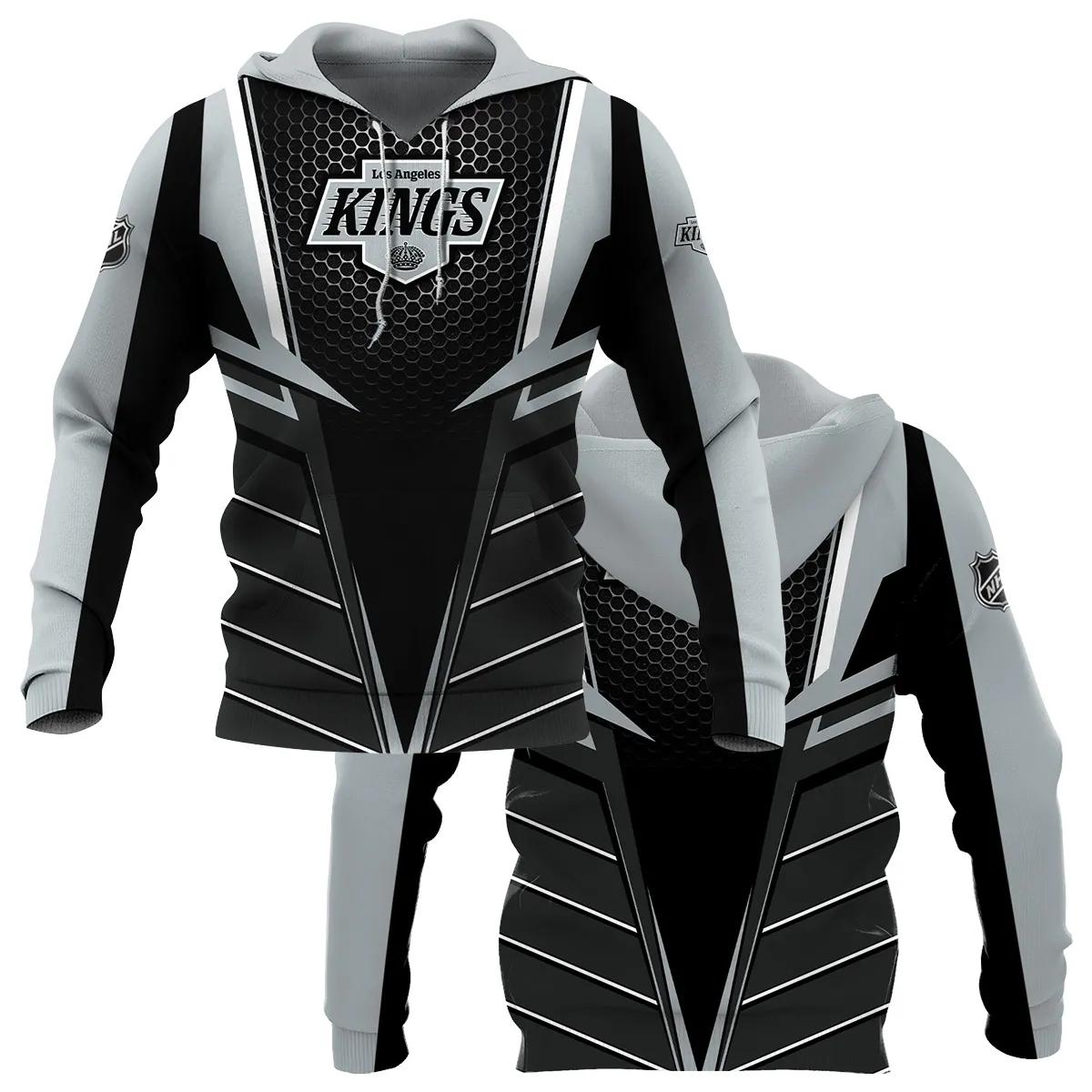NHL Los Angeles Kings Exclusive All Over Prints HONHL041124A01LAKHD - Hoodie