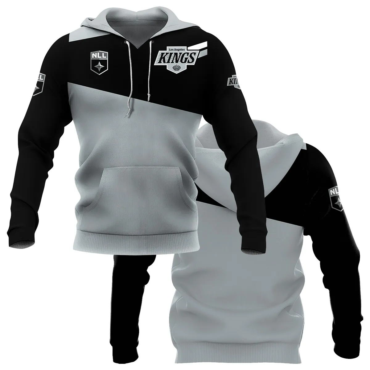 NHL Los Angeles Kings Exclusive All Over Prints HONHL041124WJ02LAKHD - Hoodie