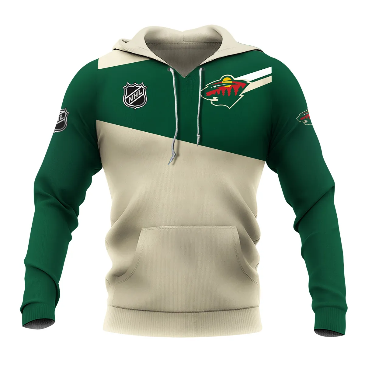 NHL Minnesota Wild Exclusive All Over Prints HONHL041124WJ02MWHD - Hoodie - Image 2