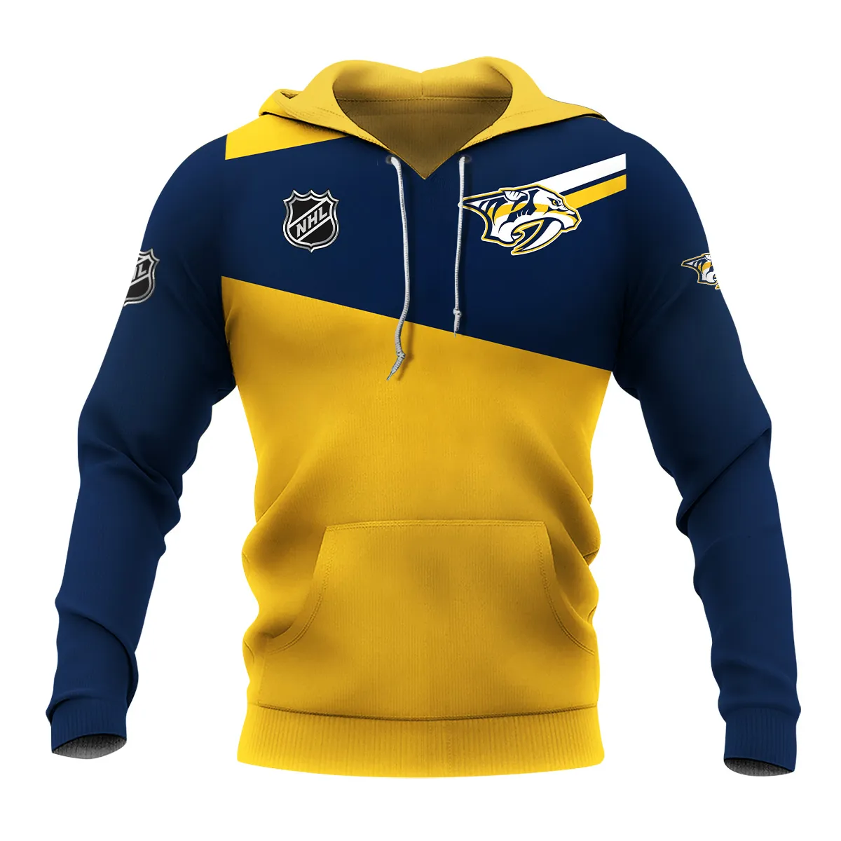 NHL Nashville Predators Exclusive All Over Prints HONHL041124WJ02NPHD - Hoodie - Image 2