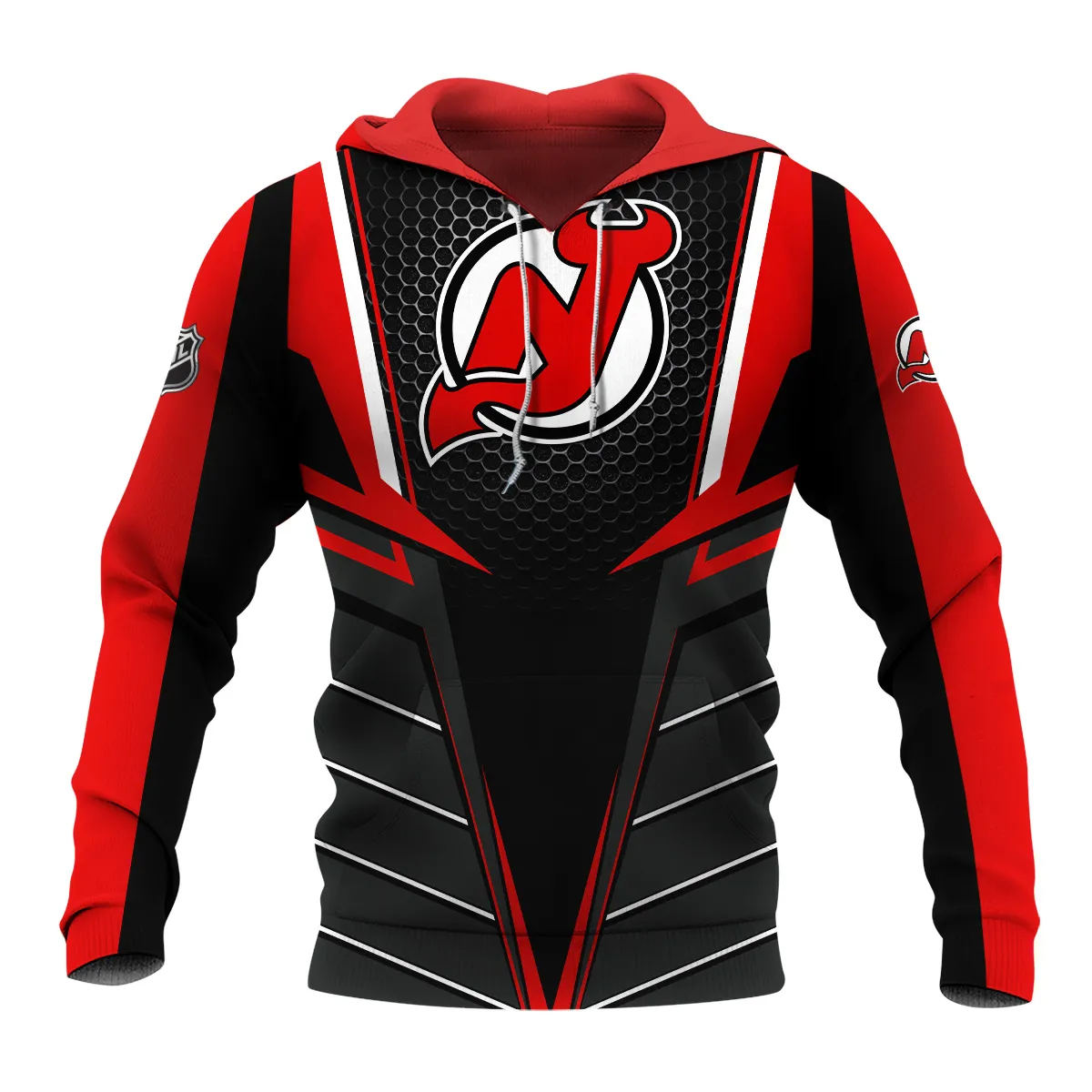 NHL New Jersey Devils Exclusive All Over Prints HONHL041124A01NJDHD - Hoodie - Image 2