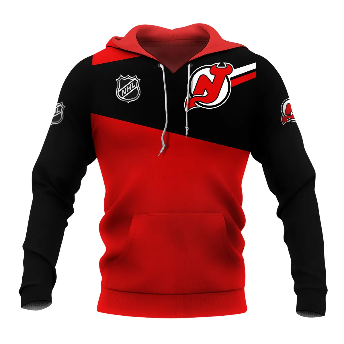 NHL New Jersey Devils Exclusive All Over Prints HONHL041124WJ02NJDHD - Hoodie - Image 2
