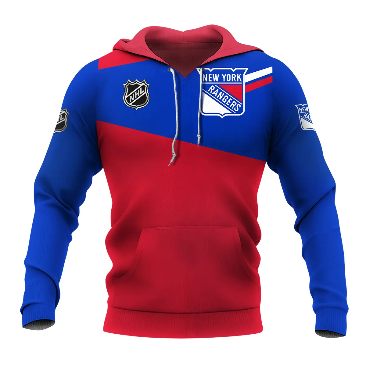 NHL New York Rangers Exclusive All Over Prints HONHL041124WJ02NYRHD - Hoodie - Image 2