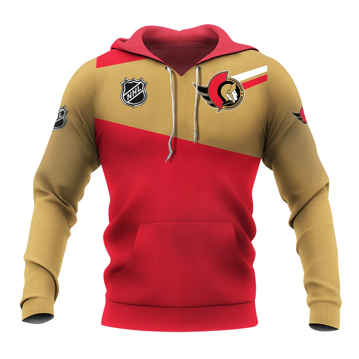 NHL Ottawa Senators Exclusive All Over Prints HONHL041124WJ02OSHD - Hoodie - Image 2