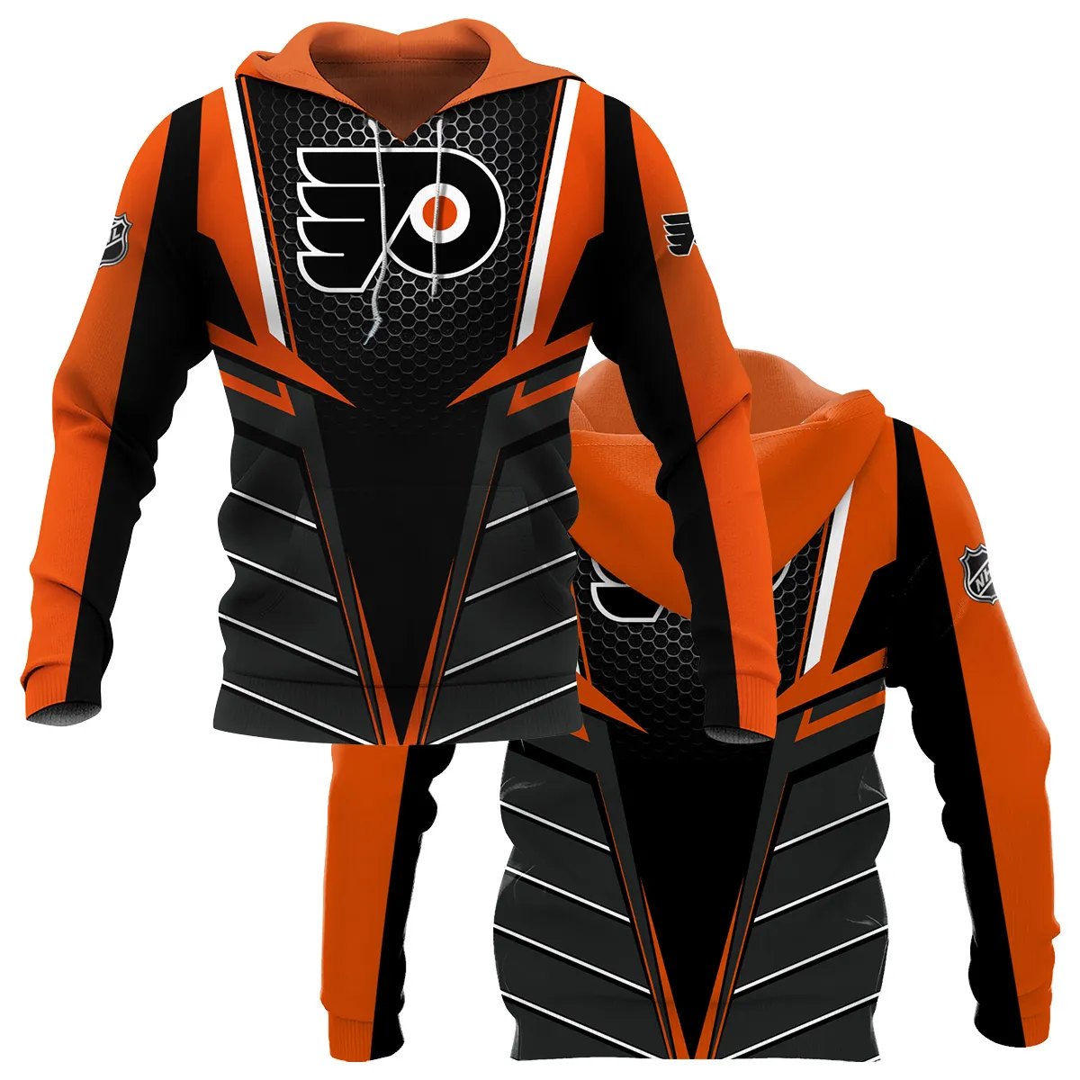 NHL Philadelphia Flyers Exclusive All Over Prints HONHL041124A01PFHD - Hoodie