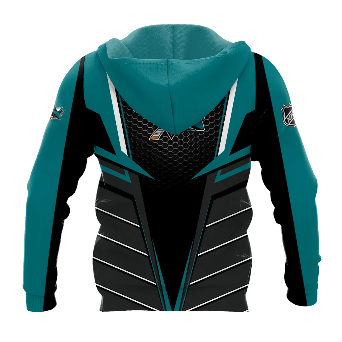 NHL San Jose Sharks Exclusive All Over Prints HONHL041124A01SJSHD - Hoodie - Image 3