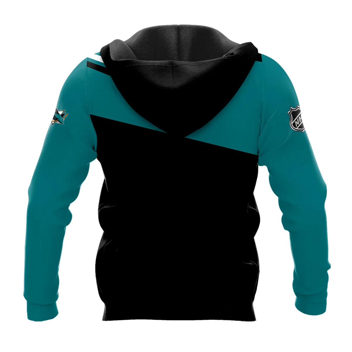 NHL San Jose Sharks Exclusive All Over Prints HONHL041124WJ02SJSHD - Hoodie - Image 3