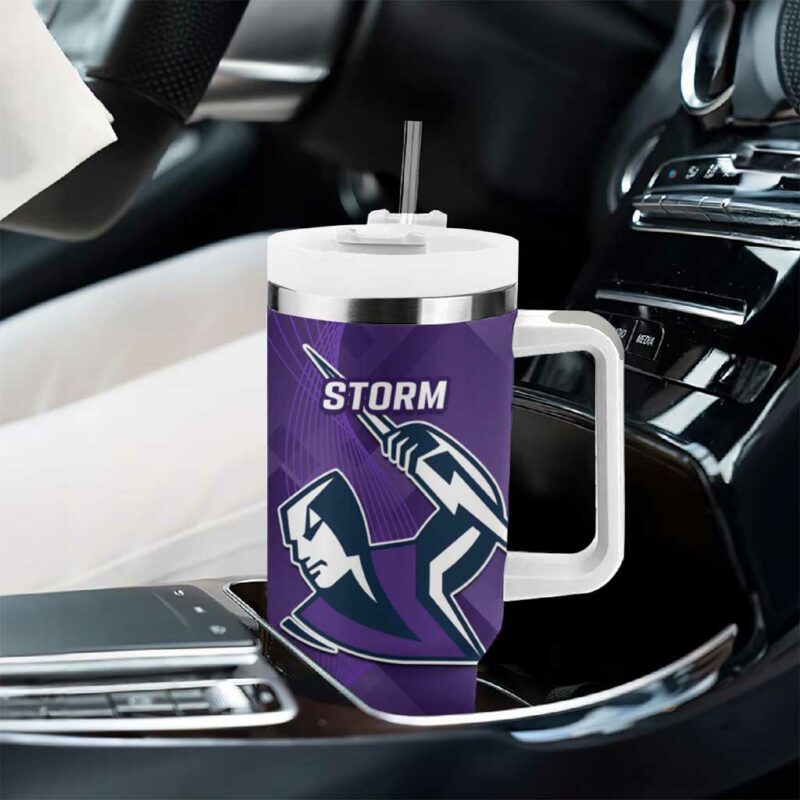 NRL Storm And Roosters Rugby 2024 Go Champions Dynamic Version Custom Stanley Quencher 40oz Stainless Steel Tumbler With Handle - Threewoofs - Image 8