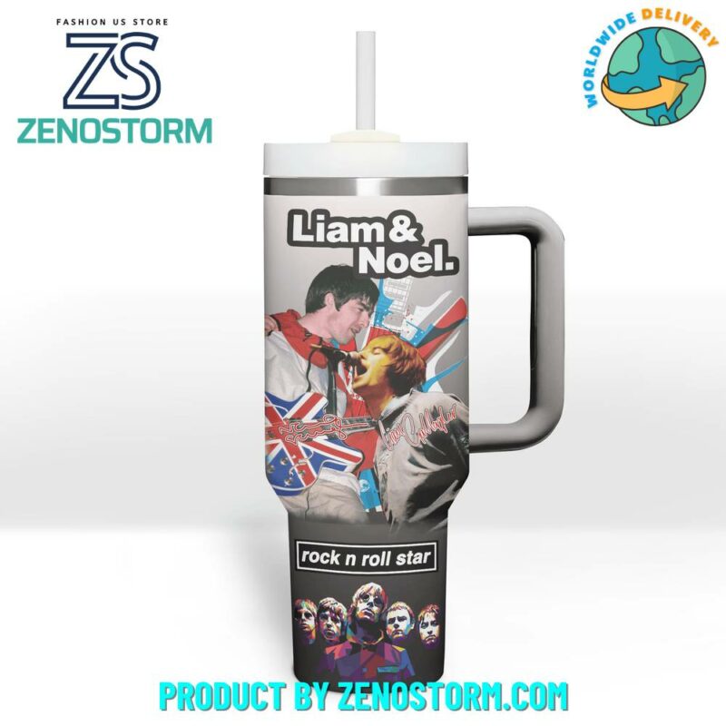 Oasis Music Custom Stanley Quencher 40oz Stainless Steel Tumbler With Handle - Threewoofs - Image 2