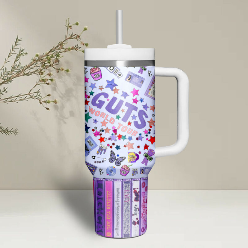 Olivia Rodrigo Music Custom Stanley Quencher 40oz Stainless Steel - Threewoofs - Image 4