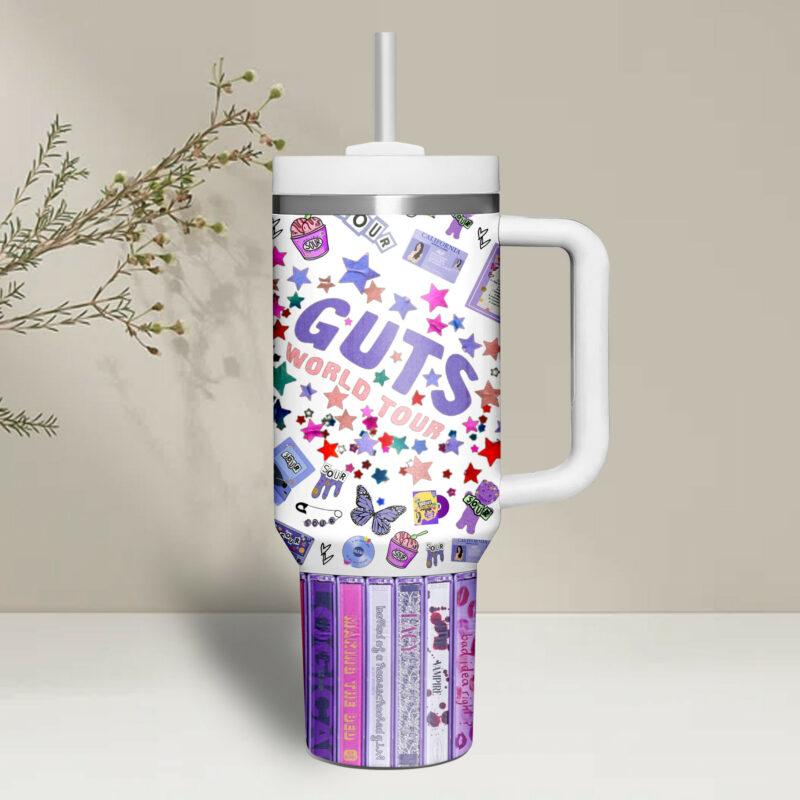 Olivia Rodrigo Music Custom Stanley Quencher 40oz Stainless Steel - Threewoofs - Image 6