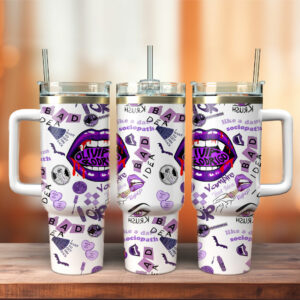 Olivia Rodrigo Music Custom Stanley Quencher 40oz Stainless Steel Tumbler With Handle - Threewoofs