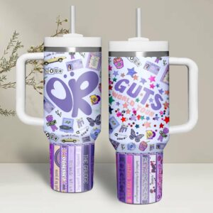 Olivia Rodrigo Music Custom Stanley Quencher 40oz Stainless Steel - Threewoofs