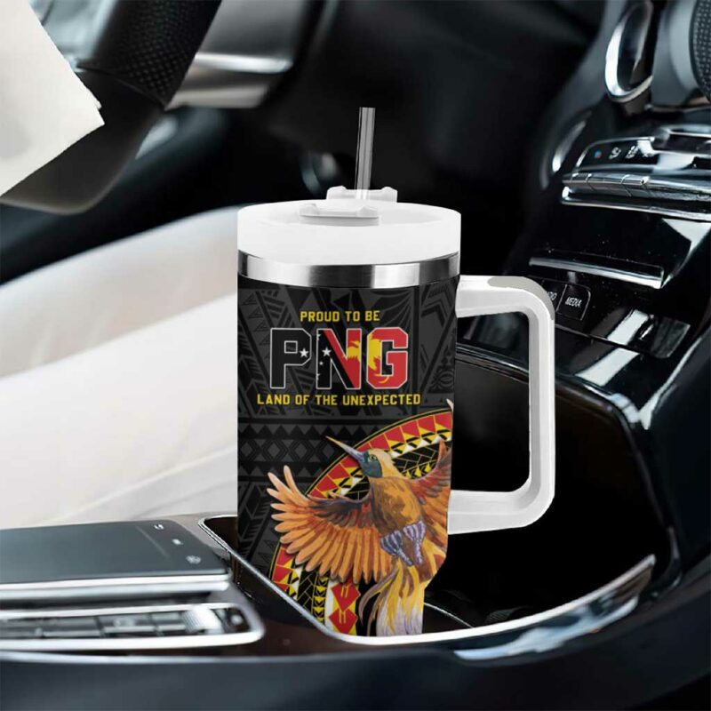 Papua New Guinea Tok Pisin Wik Land Of The Unexpected Custom Stanley Quencher 40oz Stainless Steel Tumbler With Handle - Threewoofs - Image 8