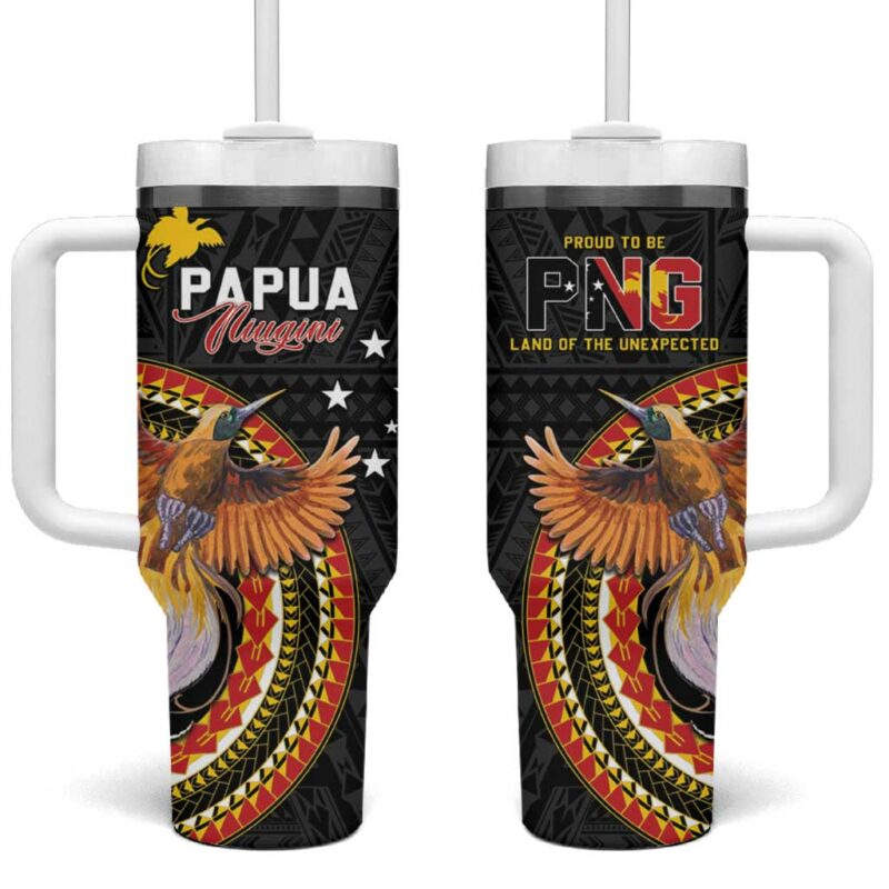 Papua New Guinea Tok Pisin Wik Land Of The Unexpected Custom Stanley Quencher 40oz Stainless Steel Tumbler With Handle - Threewoofs