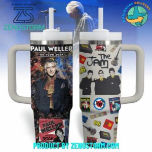 Paul Weller The Jam Music Custom Stanley Quencher 40oz Stainless Steel Tumbler With Handle - Threewoofs