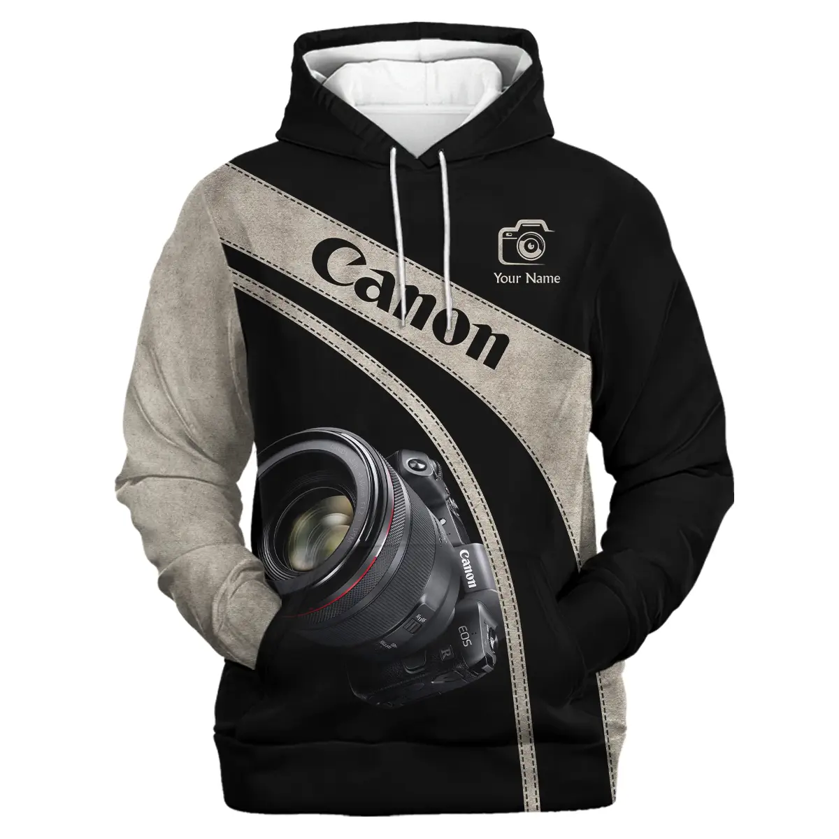 Personalized Gift Custom Name Canon Camera Photography All Over Prints BLPT91124A1CN - Hoodie - Image 2
