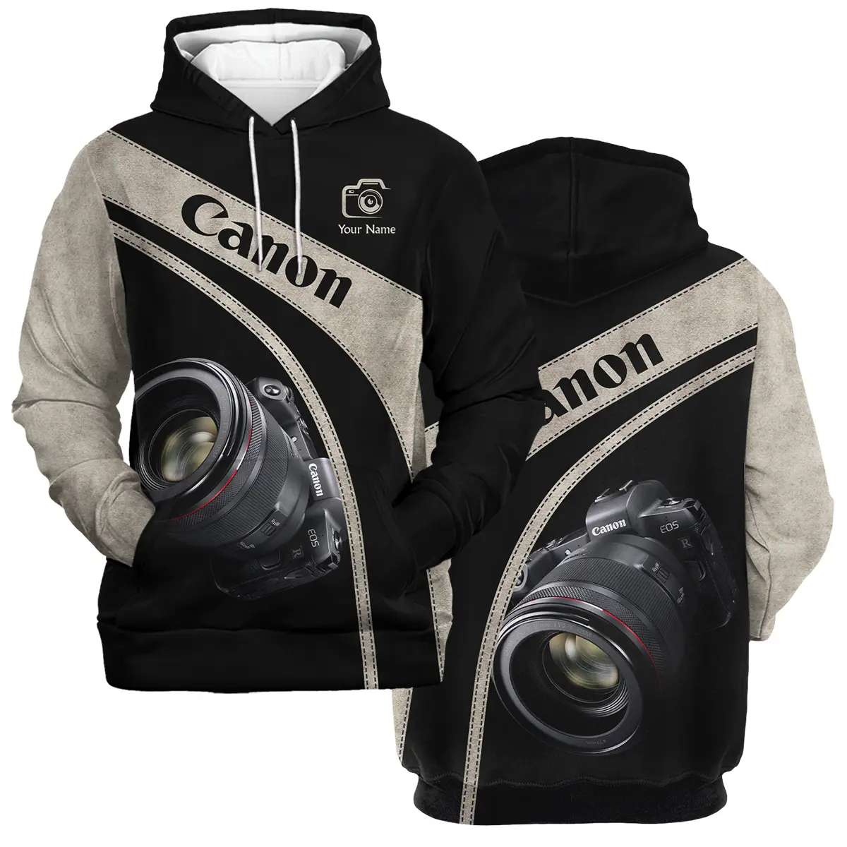 Personalized Gift Custom Name Canon Camera Photography All Over Prints BLPT91124A1CN - Hoodie