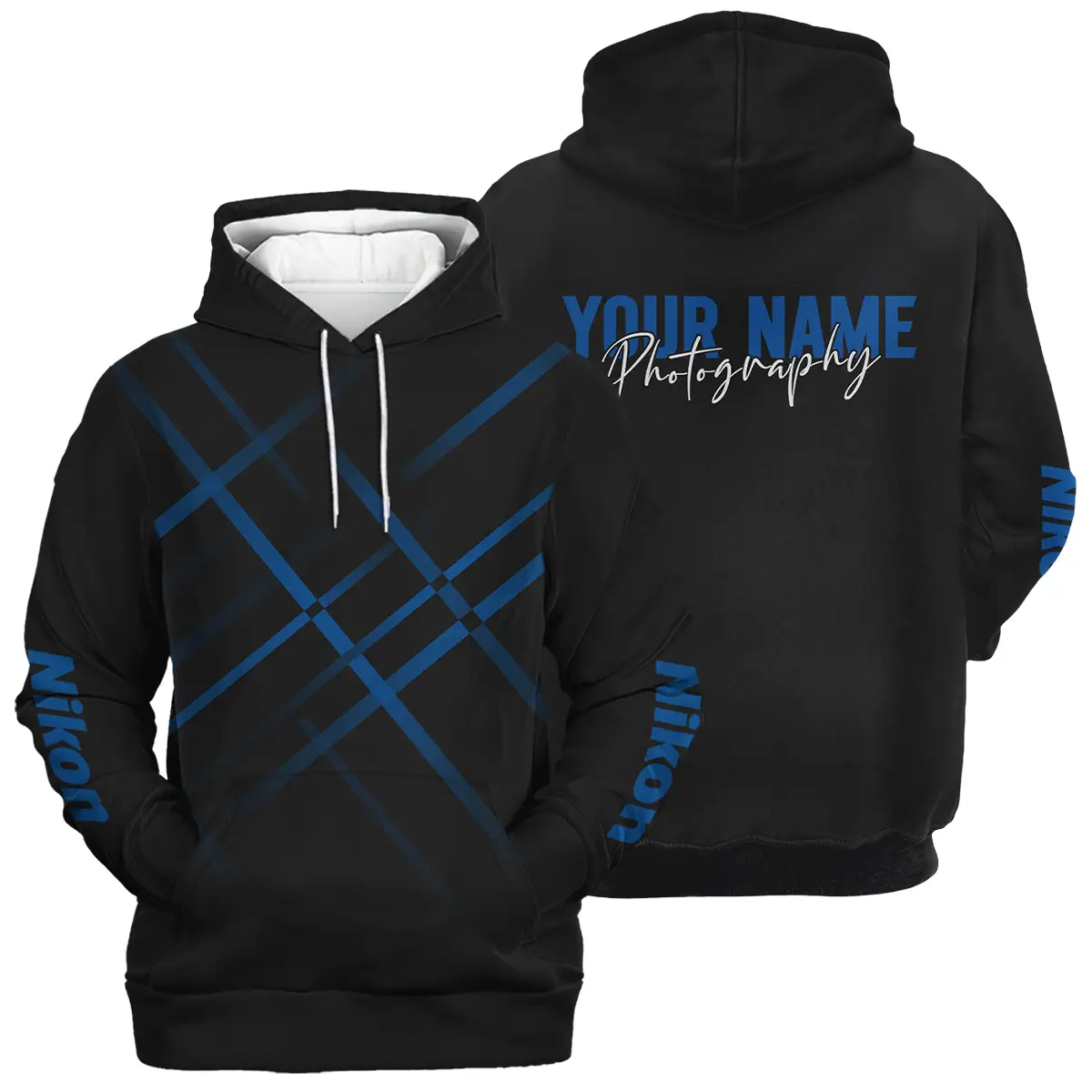 Personalized Gift Custom Name Nikon Camera Photography All Over Prints BLPT101124A1NK5 - Hoodie