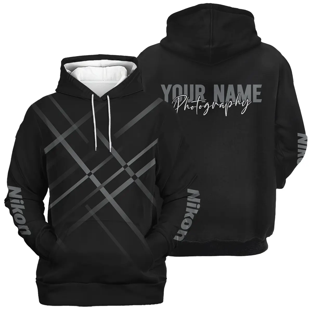 Personalized Gift Custom Name Nikon Camera Photography All Over Prints BLPT101124A1NK6 - Hoodie