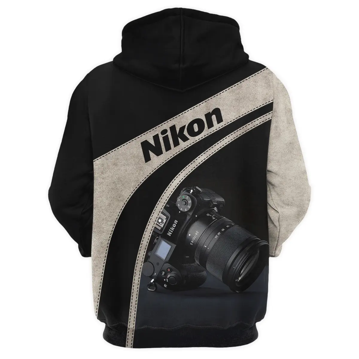 Personalized Gift Custom Name Nikon Camera Photography All Over Prints BLPT91124A1NK - Hoodie - Image 3