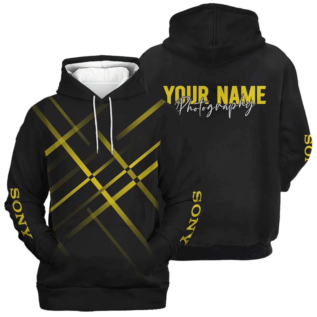 Personalized Gift Custom Name Sony Camera Photography All Over Prints BLPT101124A1SN2 - Hoodie