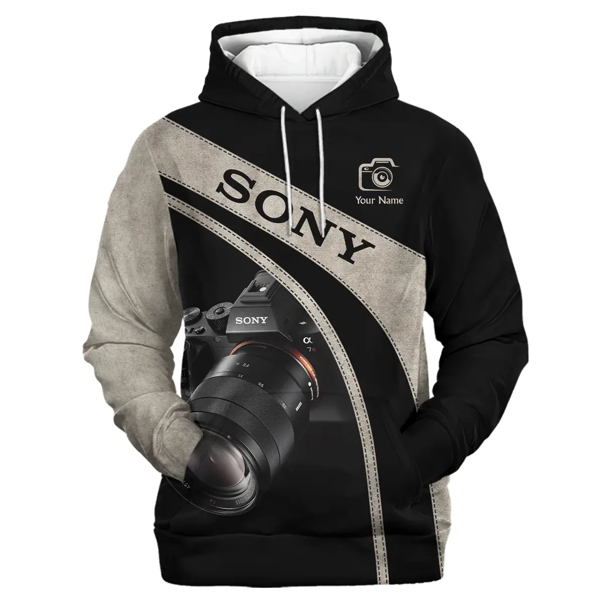 Personalized Gift Custom Name Sony Camera Photography All Over Prints BLPT91124A1SN - Hoodie - Image 2