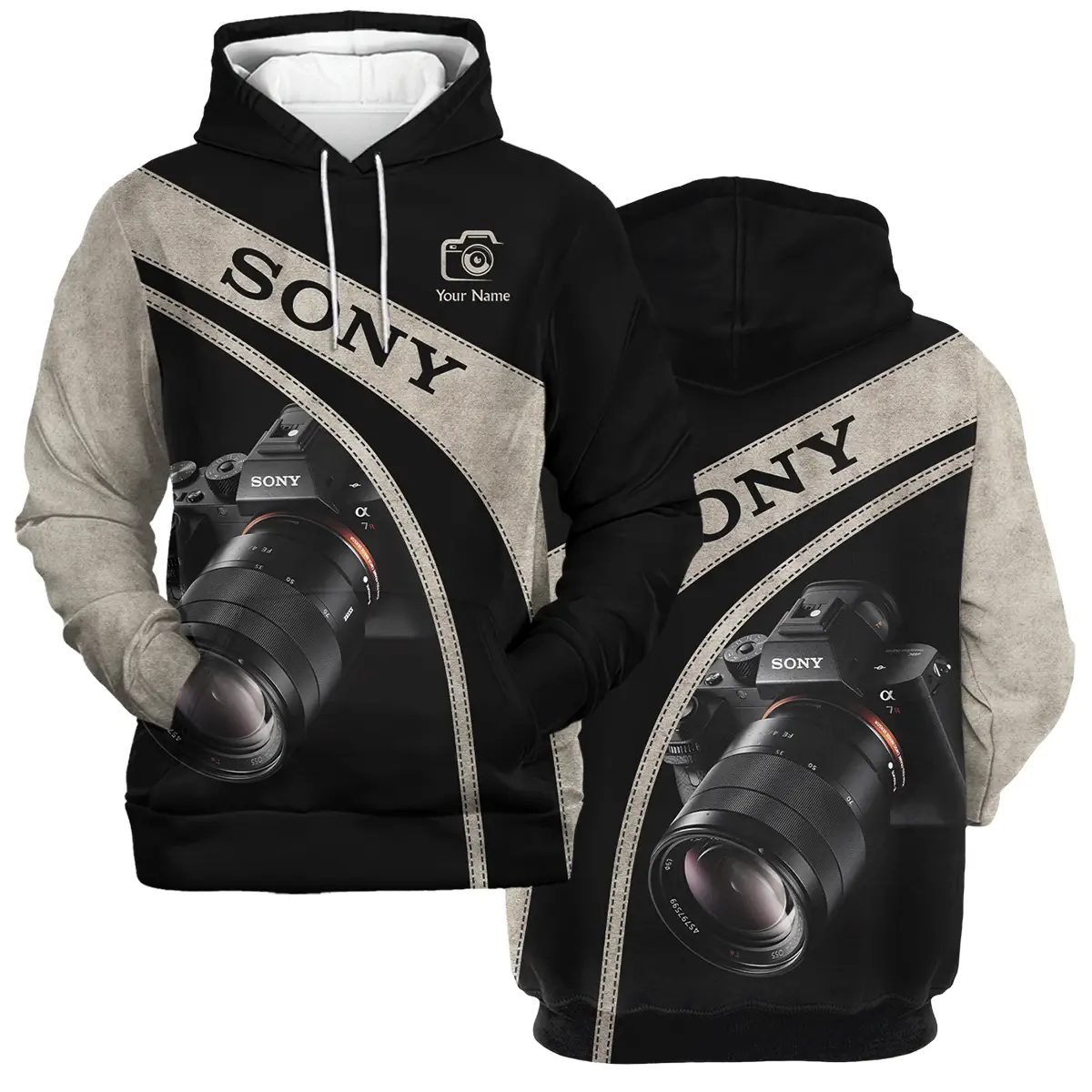 Personalized Gift Custom Name Sony Camera Photography All Over Prints BLPT91124A1SN - Hoodie