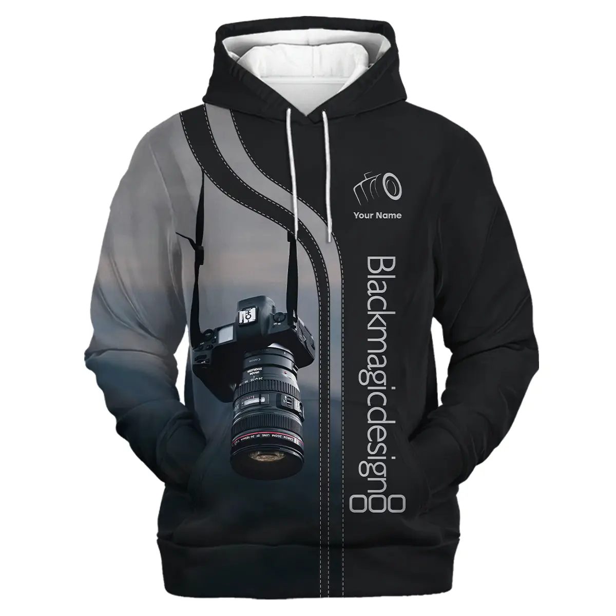 Personalized Gifts Custom Your Name Blackmagic Design Photography Videography All Over Prints BL251024A1BMD - Hoodie - Image 2