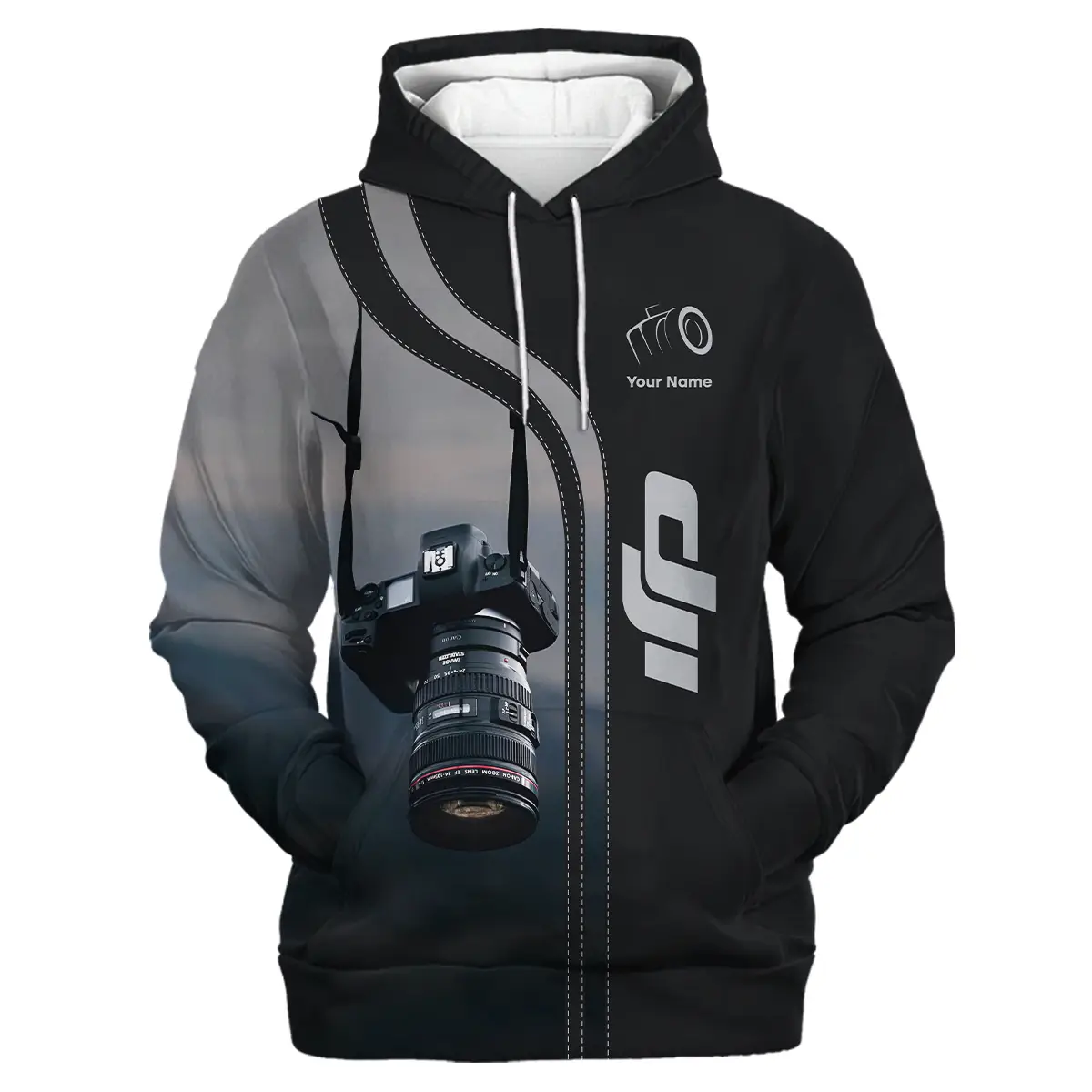 Personalized Gifts Custom Your Name DJI Photography Videography All Over Prints BL251024A1DJI - Hoodie - Image 2