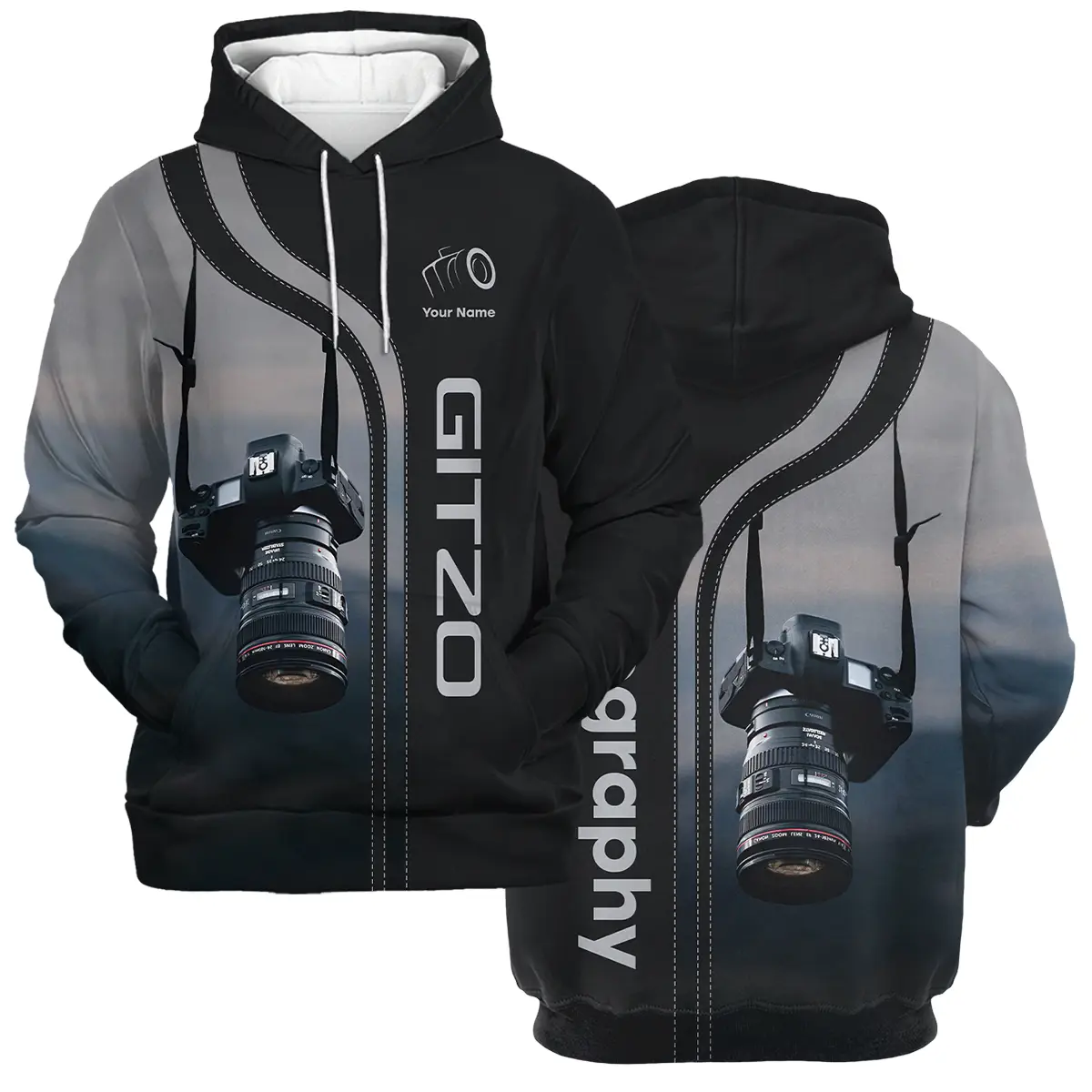 Personalized Gifts Custom Your Name Gitzo Photography Videography All Over Prints BL251024A1GZ - Hoodie