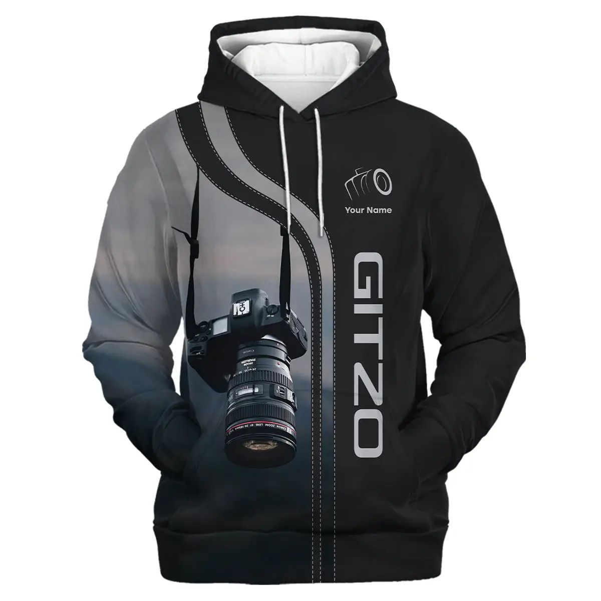Personalized Gifts Custom Your Name Gitzo Photography Videography All Over Prints BL251024A1GZ - Hoodie - Image 2