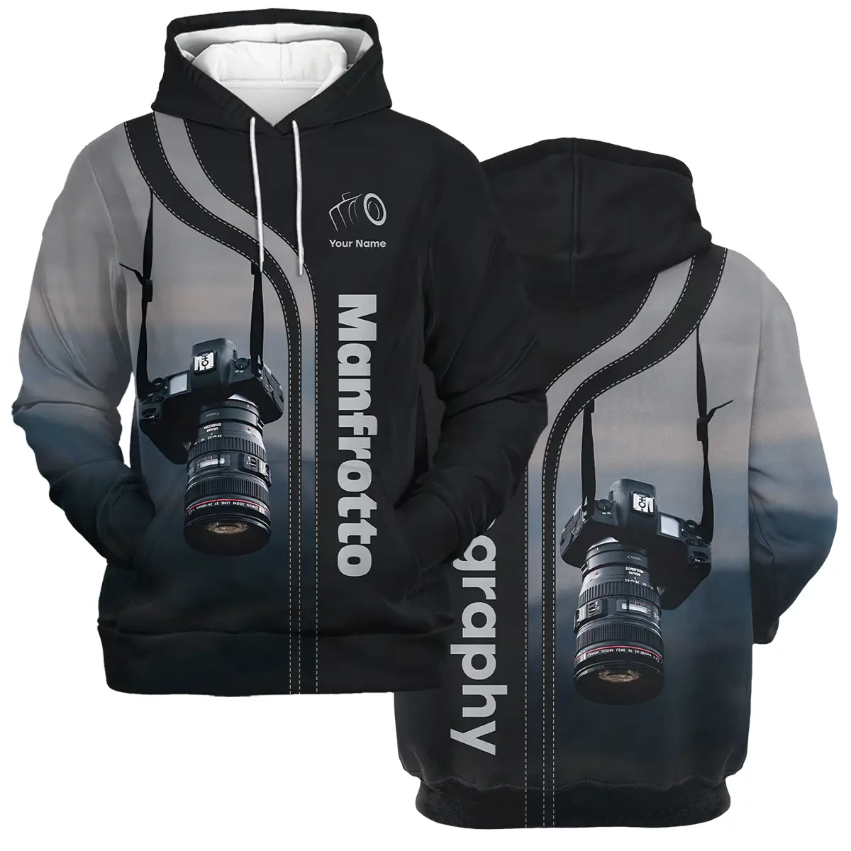 Personalized Gifts Custom Your Name Manfrotto Photography Videography All Over Prints BL251024A1MFT - Hoodie