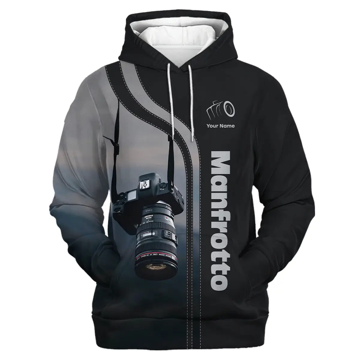 Personalized Gifts Custom Your Name Manfrotto Photography Videography All Over Prints BL251024A1MFT - Hoodie - Image 2