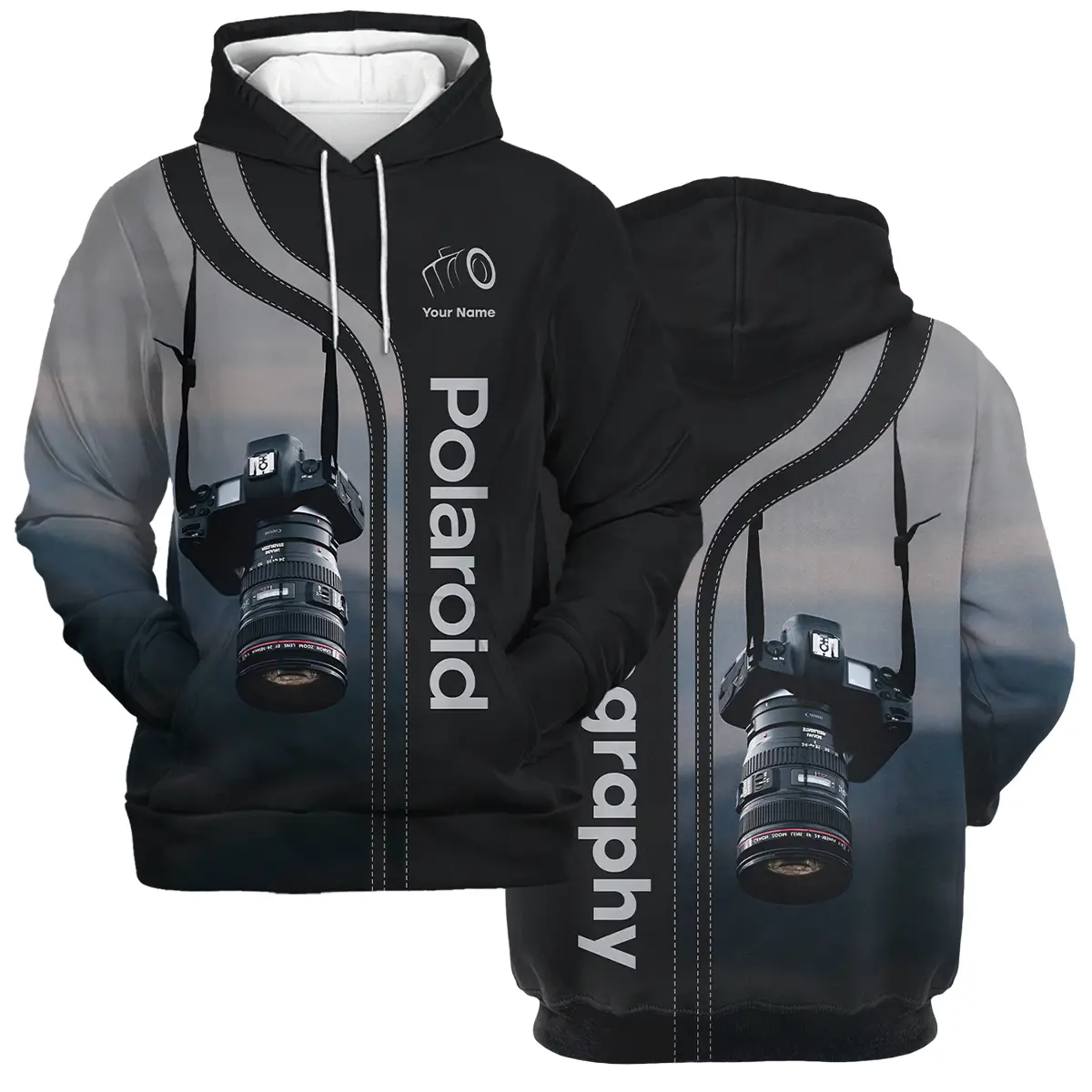 Personalized Gifts Custom Your Name Polaroid Photography Videography All Over Prints BL251024A1PLR - Hoodie